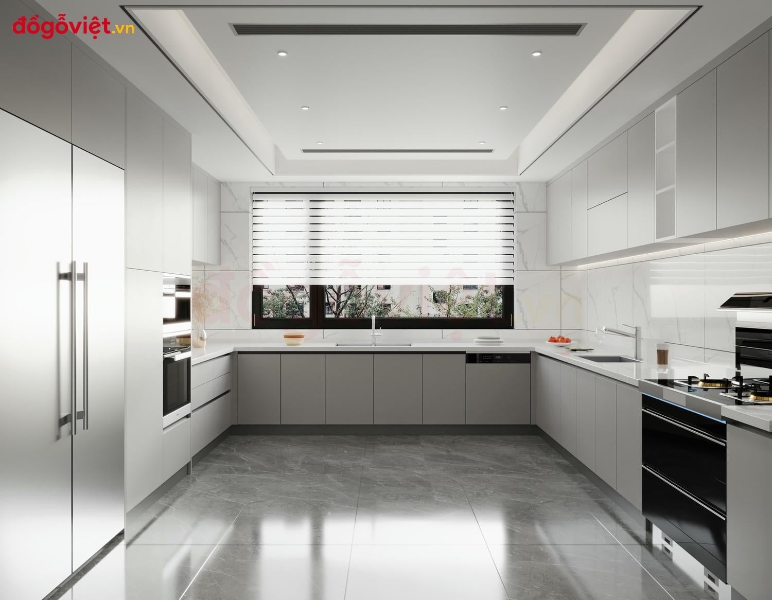 Kh&aacute;m ph&aacute; c&aacute;c d&ograve;ng tủ bếp m&agrave;u ghi x&aacute;m đẹp, cao cấp đ&aacute;ng mua nhất  