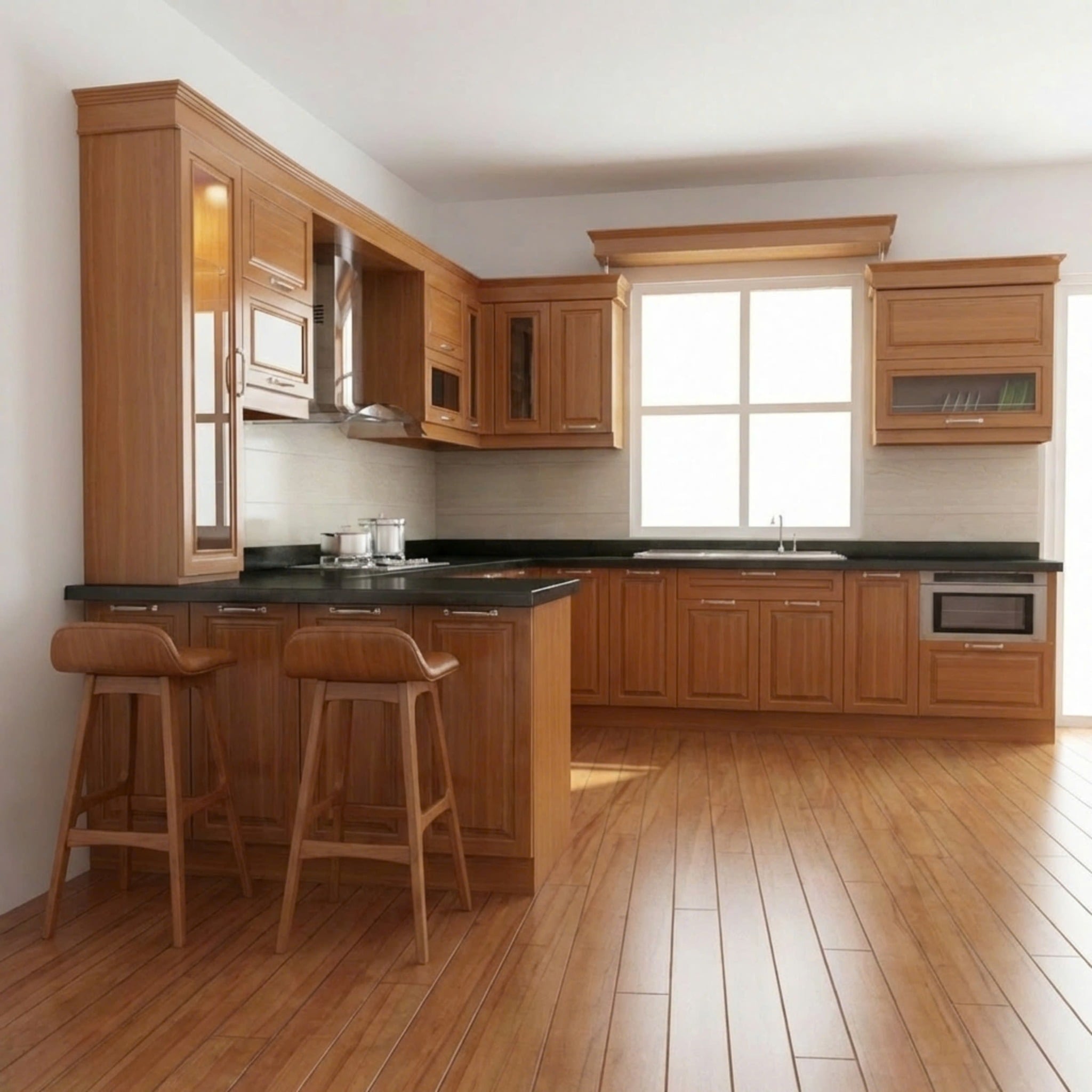 Khám phá các mẫu tủ bếp gõ đỏ đẳng cấp, đẹp từ thiết kế đến chất liệu Khám phá các mẫu tủ bếp gõ đỏ đẳng cấp, đẹp từ thiết kế đến chất liệu