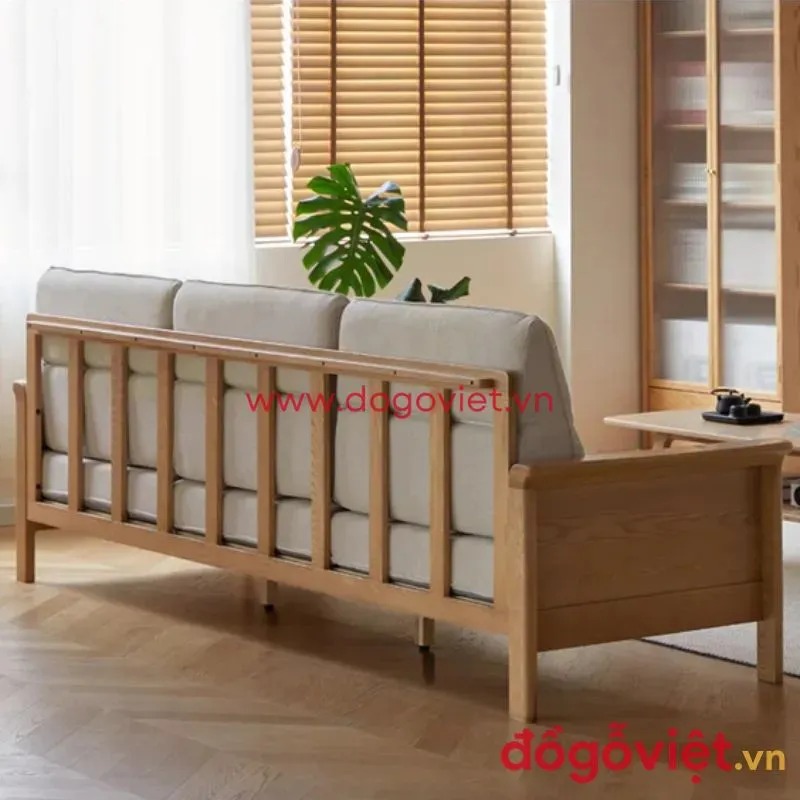 Kh&aacute;m ph&aacute; sức h&uacute;t của ghế sofa gỗ nệm m&uacute;t trong ph&ograve;ng kh&aacute;ch 