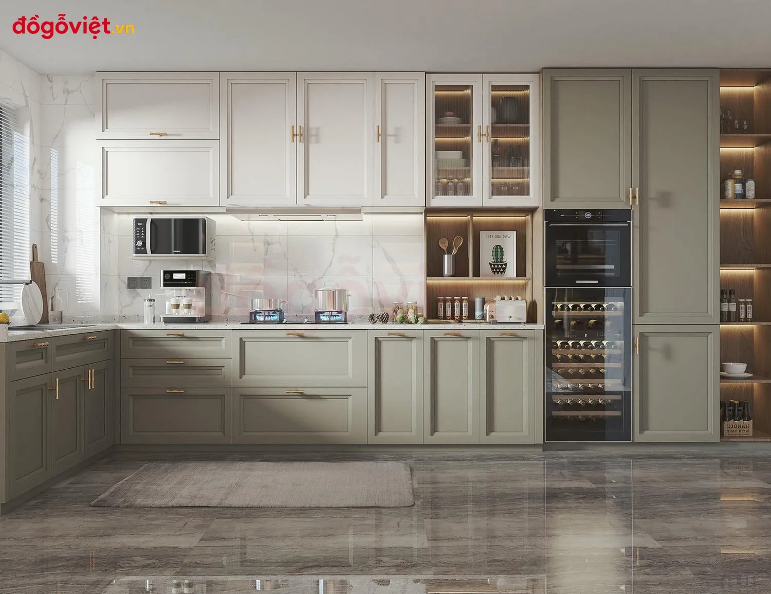 Khám phá xu hướng tủ bếp chữ L bán chạy nhất: Thiết kế đẹp, giá hợp lý