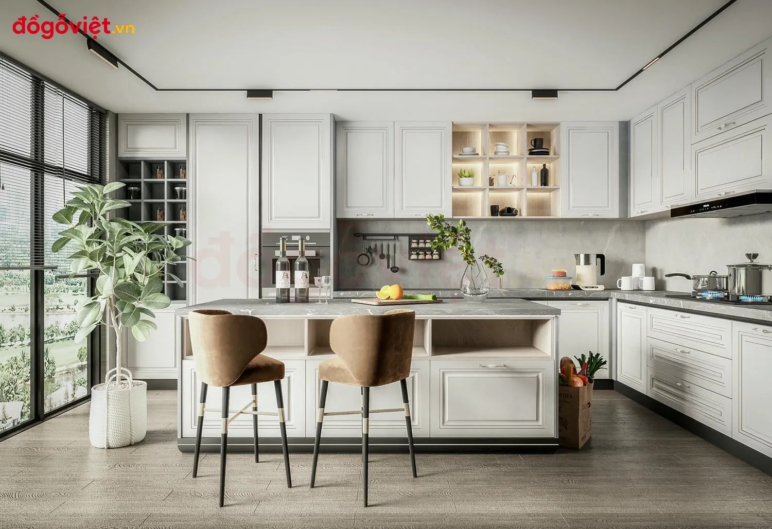 Khám phá xu hướng tủ bếp chữ L bán chạy nhất: Thiết kế đẹp, giá hợp lý