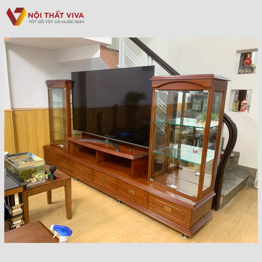 Kích thước kệ tivi tiêu chuẩn bao nhiêu là hợp lý? Gợi ý cho người mới