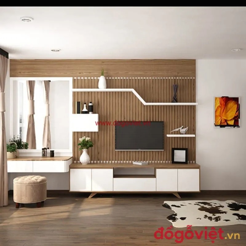 Kích thước kệ tivi tiêu chuẩn bao nhiêu là hợp lý? Gợi ý cho người mới