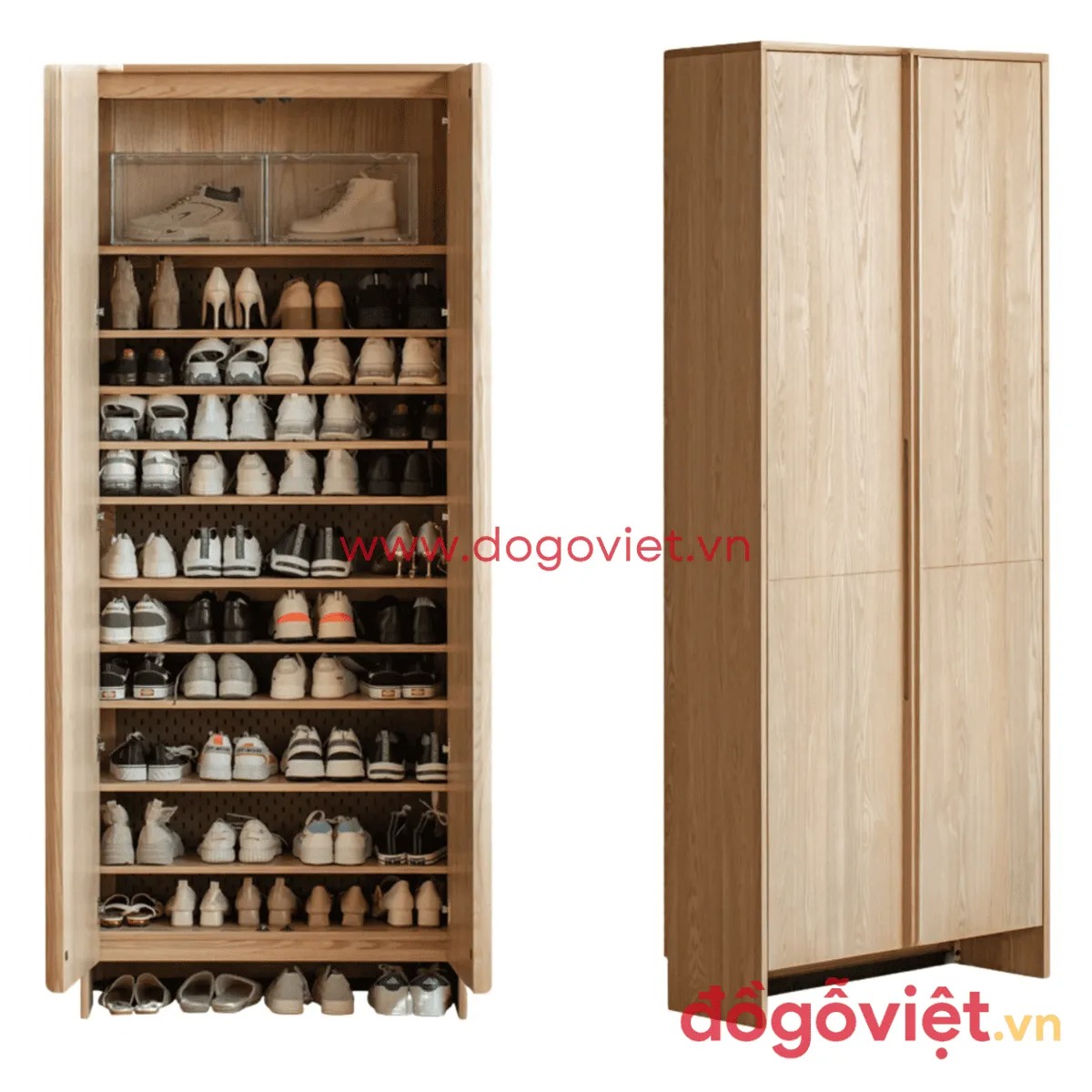 K&iacute;ch thước tủ để gi&agrave;y bao nhi&ecirc;u l&agrave; hợp l&yacute;? Hướng dẫn chi tiết 