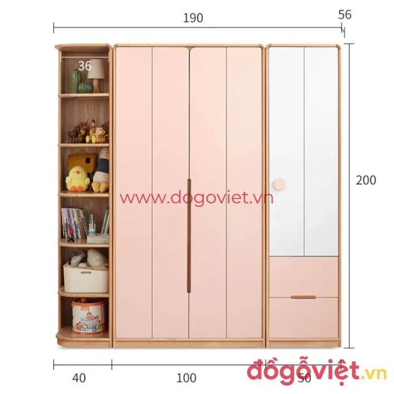 Top 8 mẫu tủ 5 buồng gỗ công nghiệp đẹp, hiện đại, xu hướng mới nhất