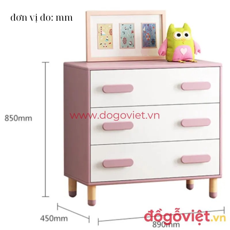 Kích thước tủ quần áo trẻ em cập nhật mới nhất & cách lựa chọn phù hợp