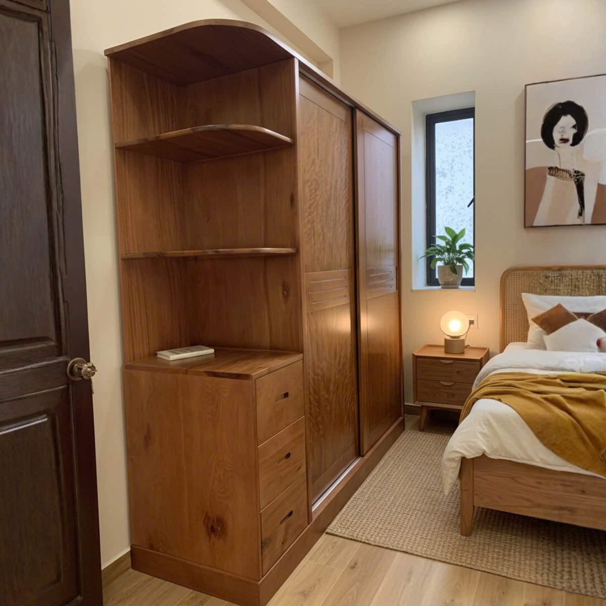 Kinh nghiệm chọn mua tủ gỗ tự nhiên cánh lùa phù hợp mọi không gian Kinh nghiệm chọn mua tủ gỗ tự nhiên cánh lùa phù hợp mọi không gian