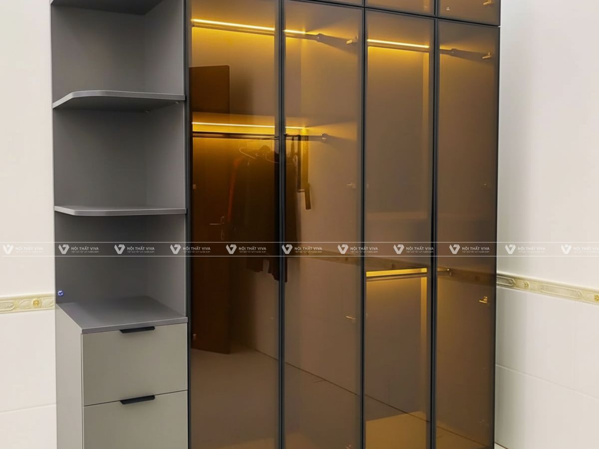 Kinh nghiệm chọn mua tủ quần áo khung nhôm chất lượng, bền đẹp 