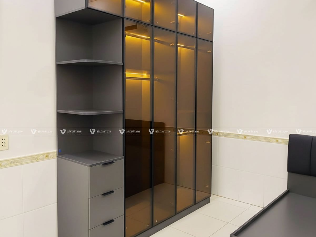 Kinh nghiệm chọn mua tủ quần áo khung nhôm chất lượng, bền đẹp 
