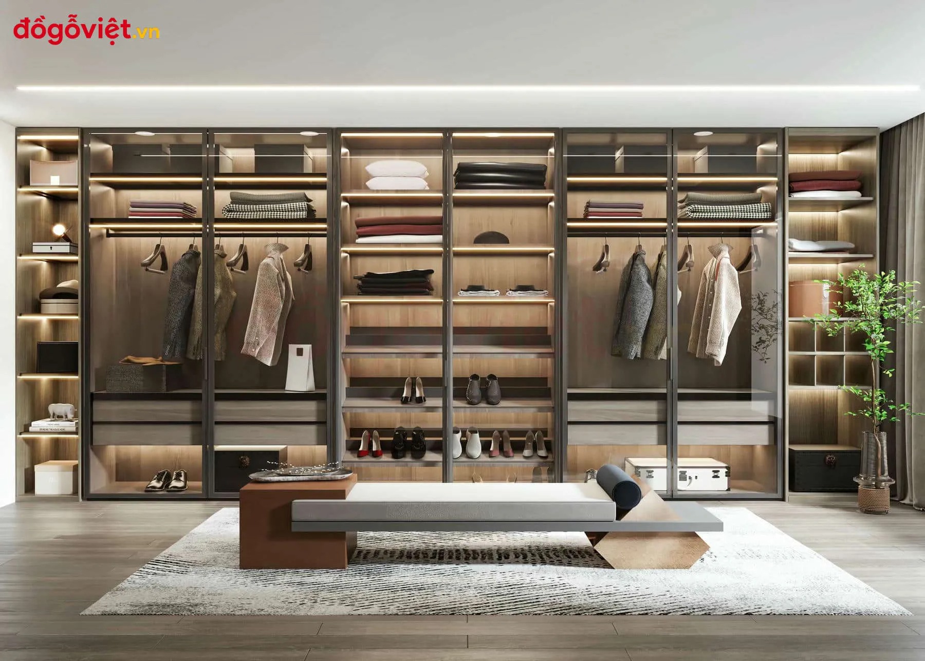 Kinh nghiệm chọn mua tủ quần áo khung nhôm chất lượng, bền đẹp 
