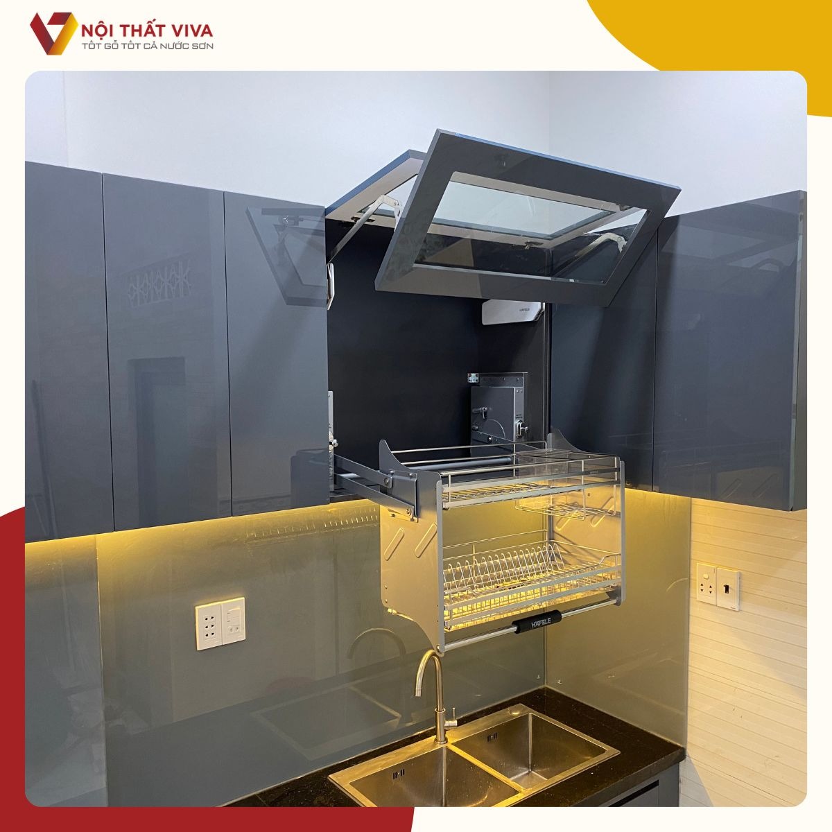 Kinh nghiệm chọn tủ bếp nhựa cao cấp: đẹp sang, bền bỉ, giá tốt nhất 