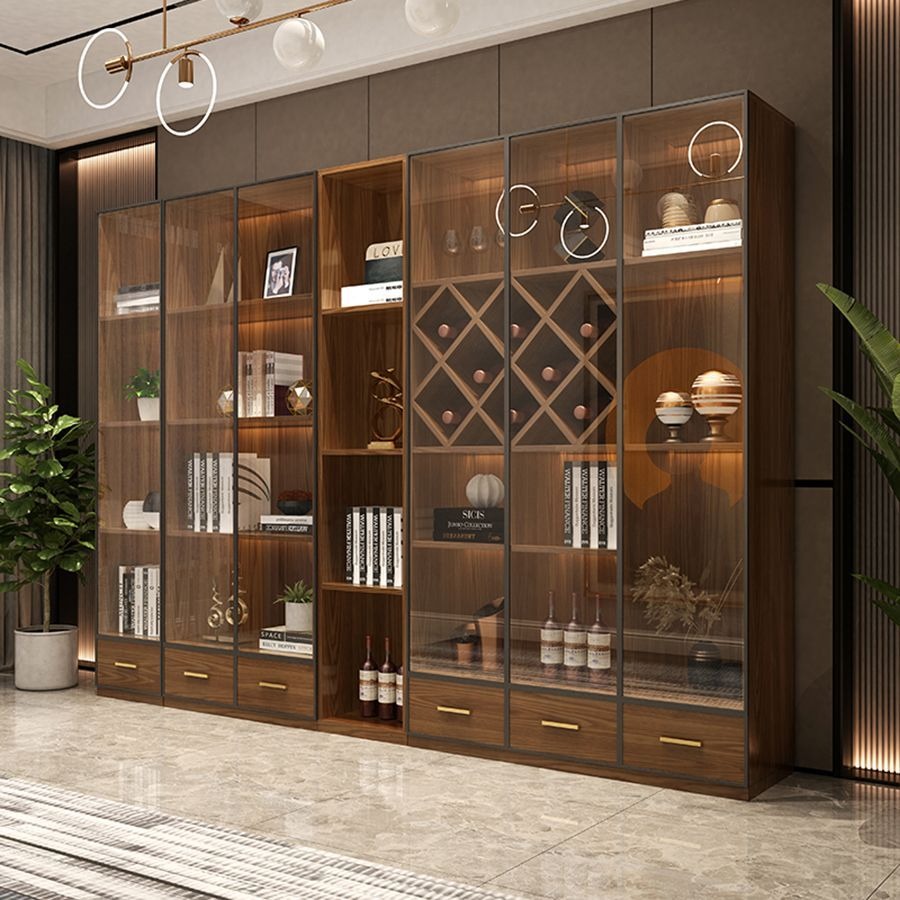 Kinh nghiệm chọn vách ngăn tủ rượu phòng khách vừa đẹp vừa tiện dụng