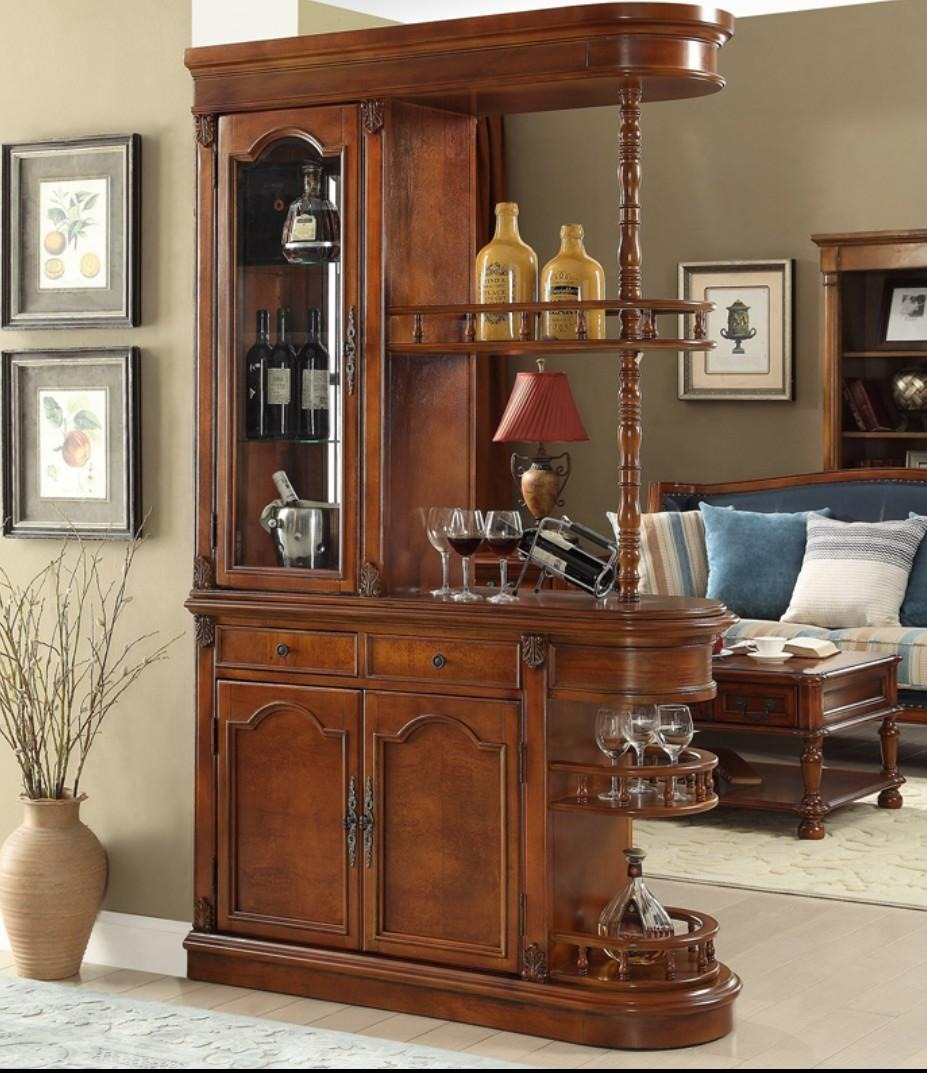 Kinh nghiệm chọn vách ngăn tủ rượu phòng khách vừa đẹp vừa tiện dụng