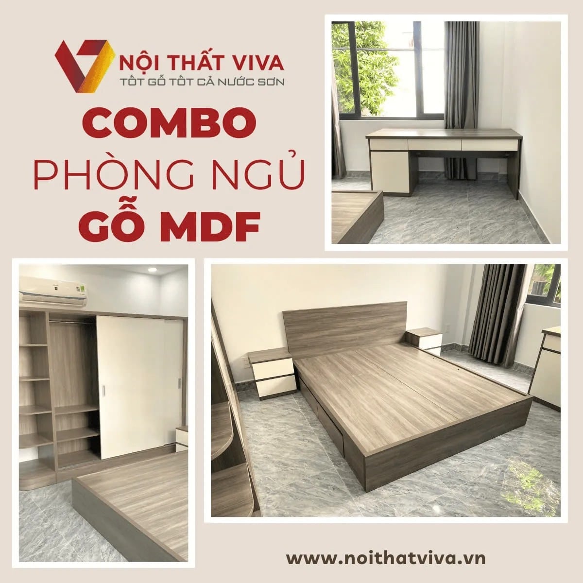Kinh nghiệm hay khi mua combo giường tủ hiện đại, vừa đẹp vừa tiết kiệm