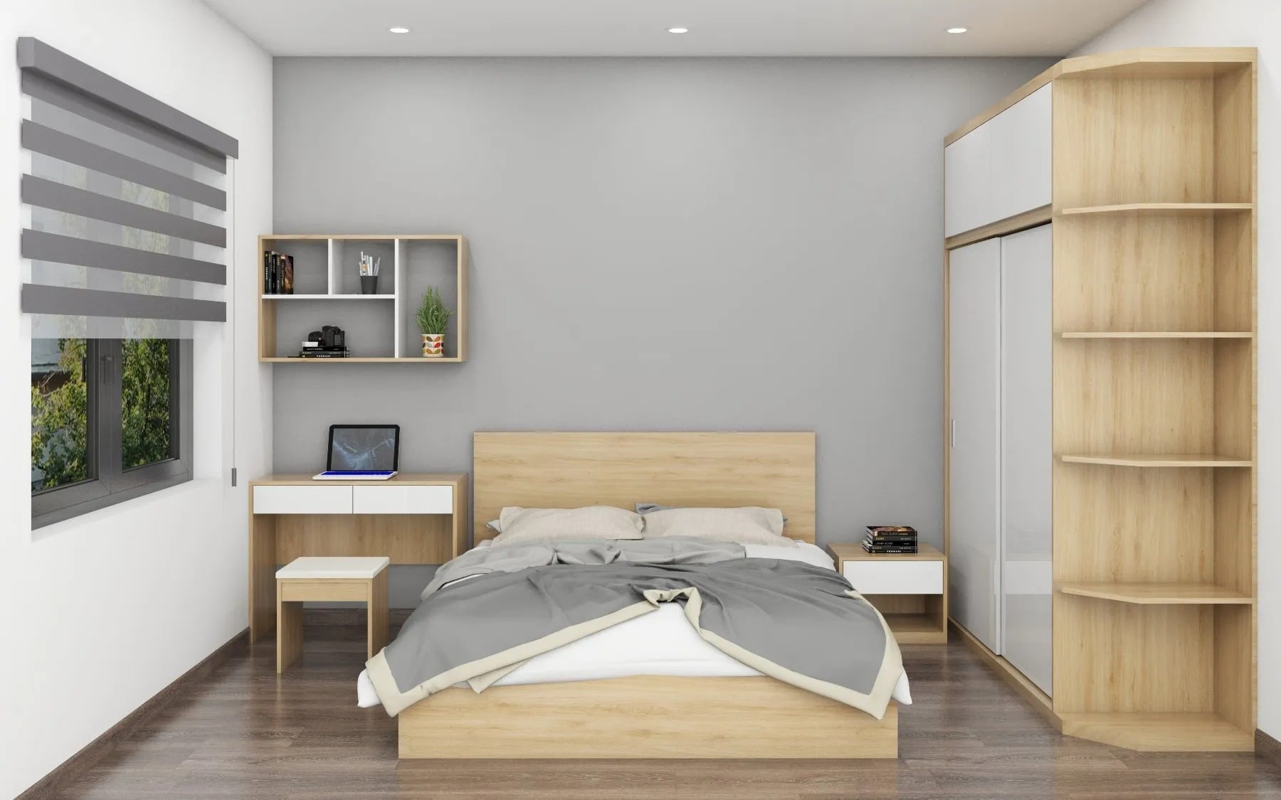 Kinh nghiệm hay khi mua combo giường tủ hiện đại, vừa đẹp vừa tiết kiệm