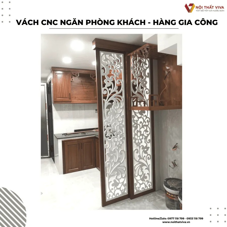 Kinh nghiệm thi công vách gỗ CNC ngăn phòng đẹp, chuẩn kỹ thuật Kinh nghiệm thi công vách gỗ CNC ngăn phòng đẹp, chuẩn kỹ thuật