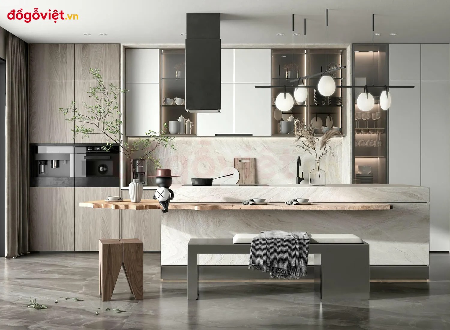 Kinh nghiệm thiết kế, lắp đặt mẫu tủ bếp chữ I đẹp, tiện nghi 