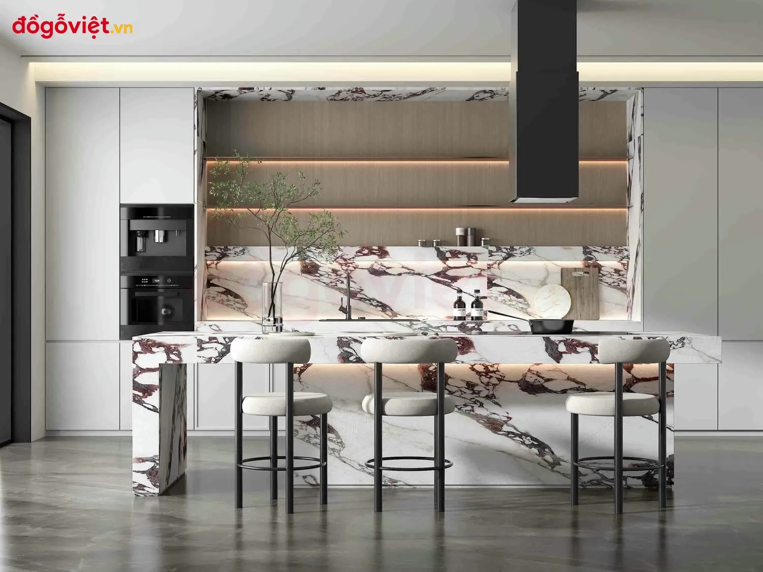 Kinh nghiệm thiết kế, lắp đặt mẫu tủ bếp chữ I đẹp, tiện nghi 