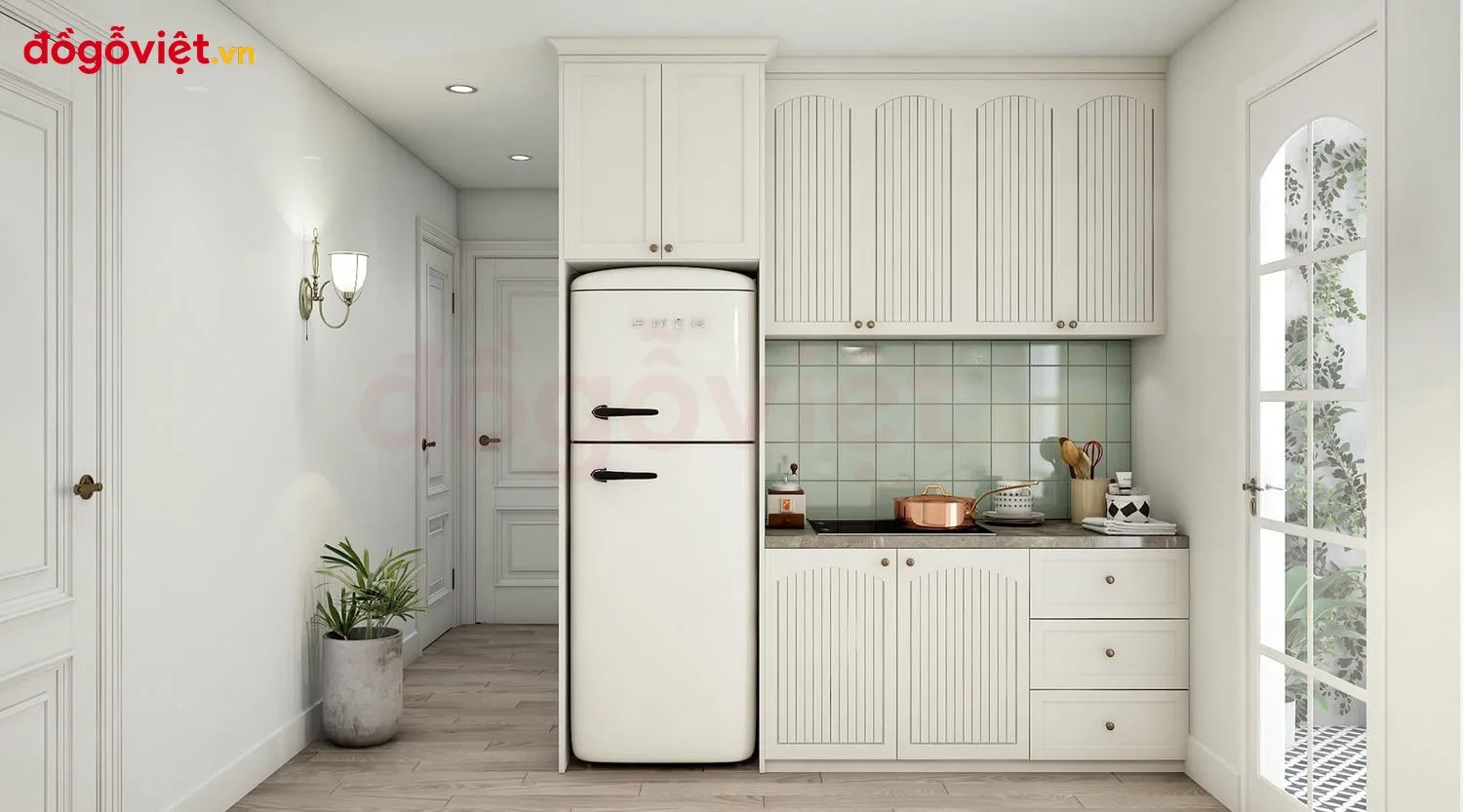 Kinh nghiệm thiết kế, lắp đặt mẫu tủ bếp chữ I đẹp, tiện nghi 