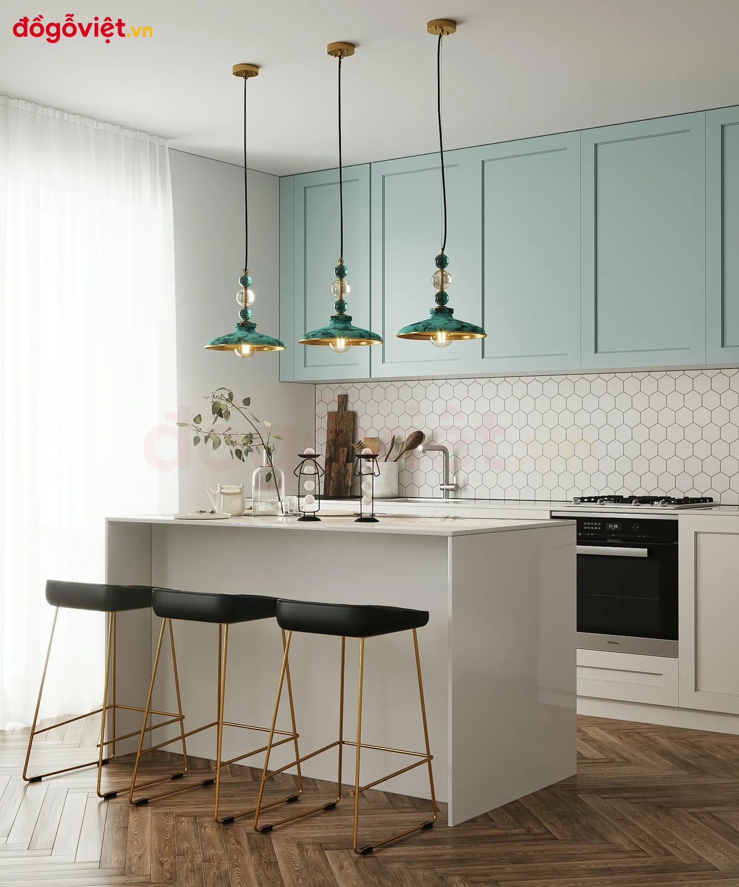 Kinh nghiệm thiết kế, lắp đặt mẫu tủ bếp chữ I đẹp, tiện nghi 