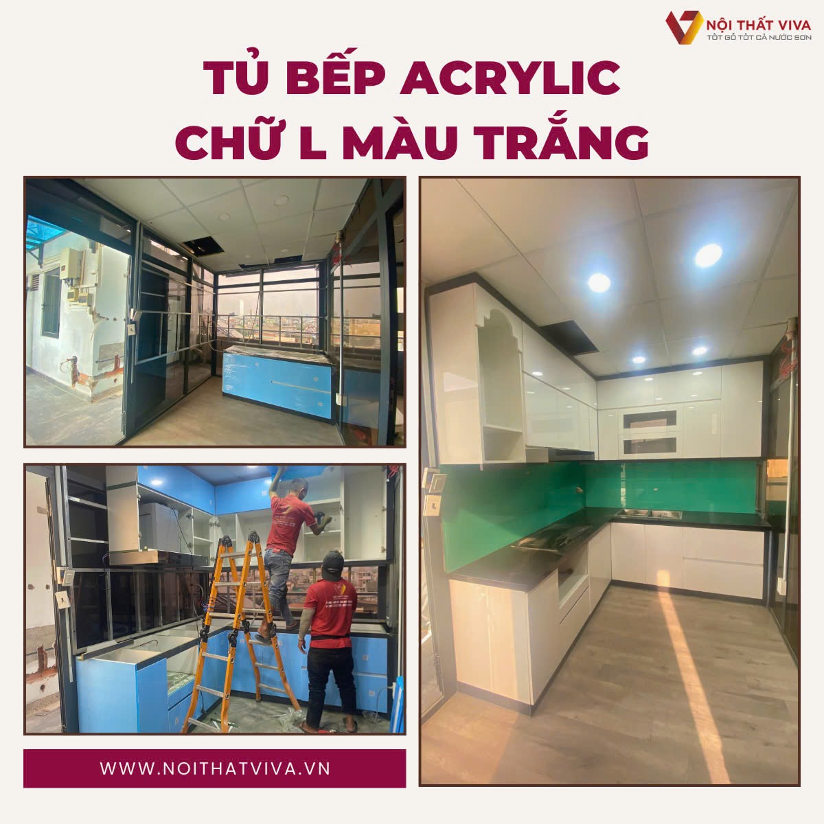 Lưu ý quan trọng khi thiết kế tủ bếp chung cư để có không gian tiện nghi