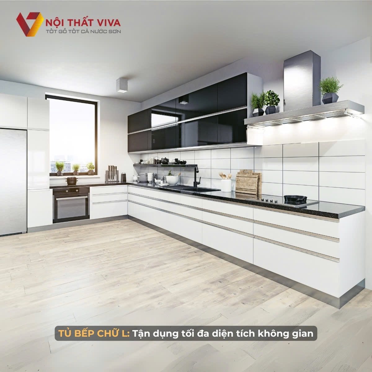Lưu ý quan trọng khi thiết kế tủ bếp chung cư để có không gian tiện nghi
