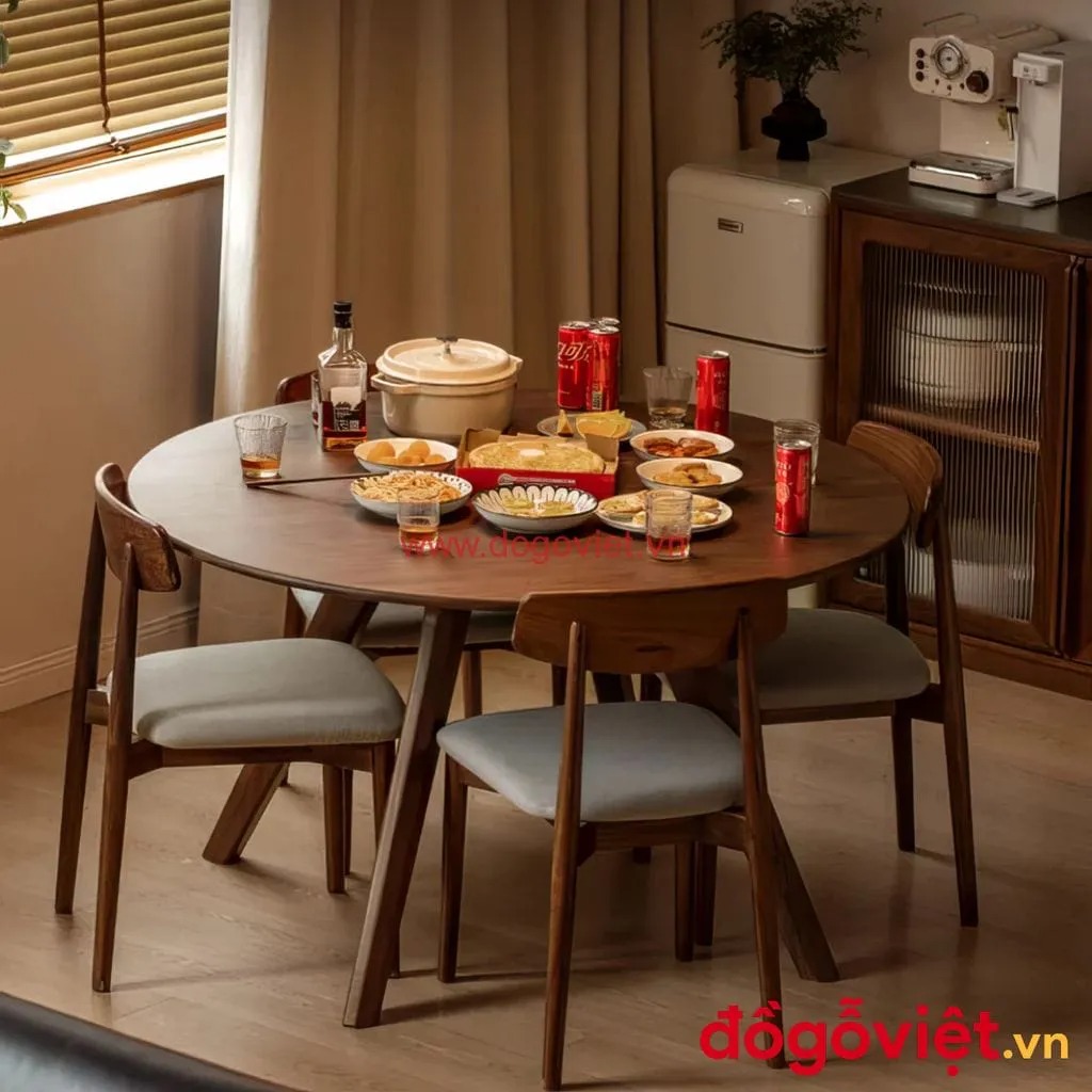 Lưu ý vàng để chọn đúng bộ bàn ăn gỗ tự nhiên bền, đẹp, sang trọng