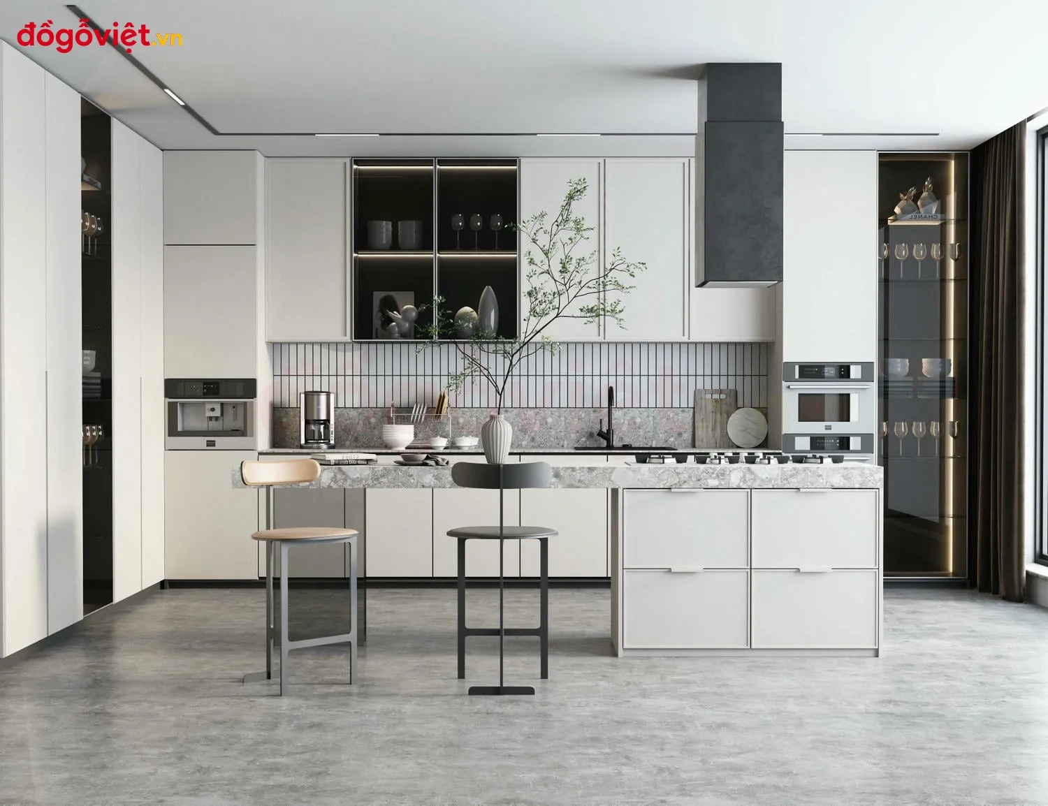 Mẫu bếp chữ l nhỏ đẹp - thiết kế hoàn hảo phù hợp trong mọi phòng bếp
