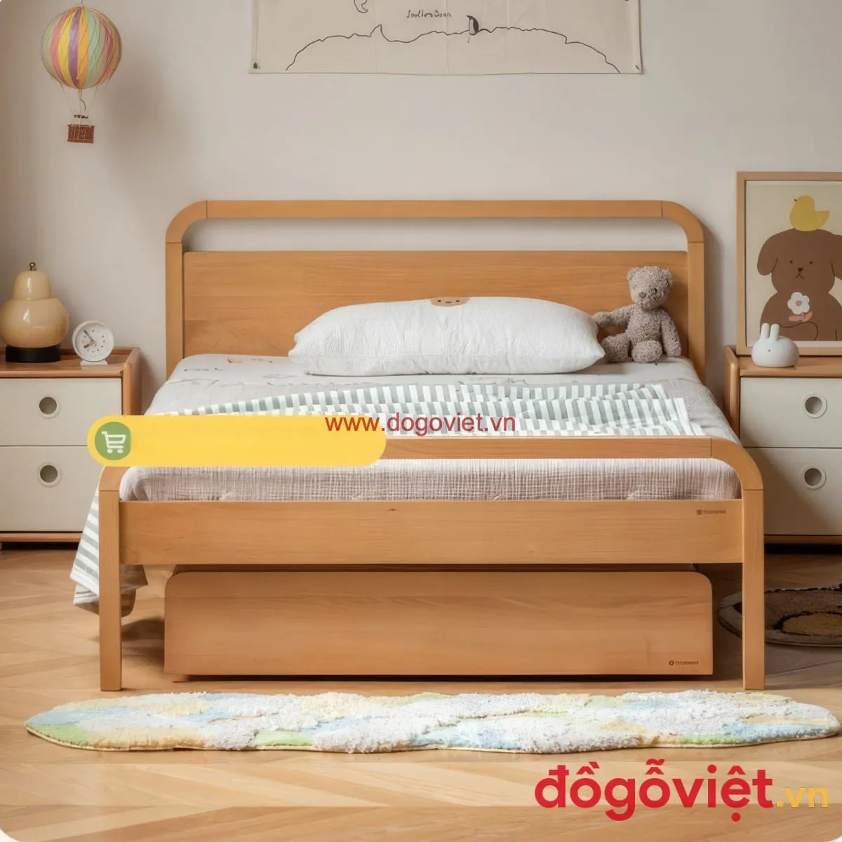 Mẫu giường cho bé bằng gỗ cao cấp, bền đẹp, thông minh, phù hợp mọi lứa tuổi Mẫu giường cho bé bằng gỗ cao cấp, bền đẹp, thông minh, phù hợp mọi lứa tuổi