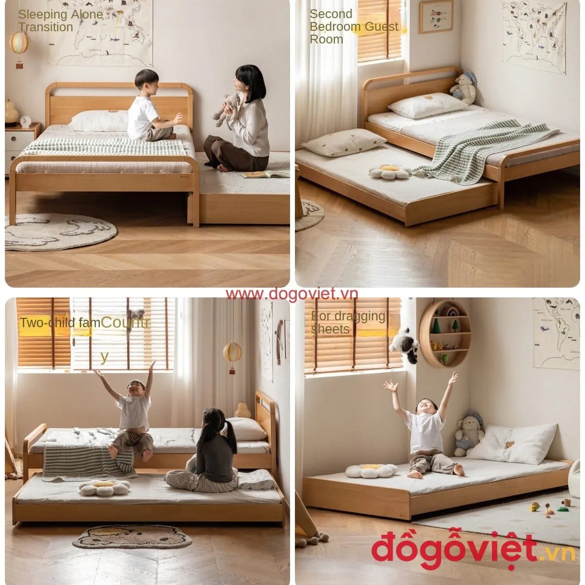 Mẫu giường cho bé bằng gỗ cao cấp, bền đẹp, thông minh, phù hợp mọi lứa tuổi Mẫu giường cho bé bằng gỗ cao cấp, bền đẹp, thông minh, phù hợp mọi lứa tuổi