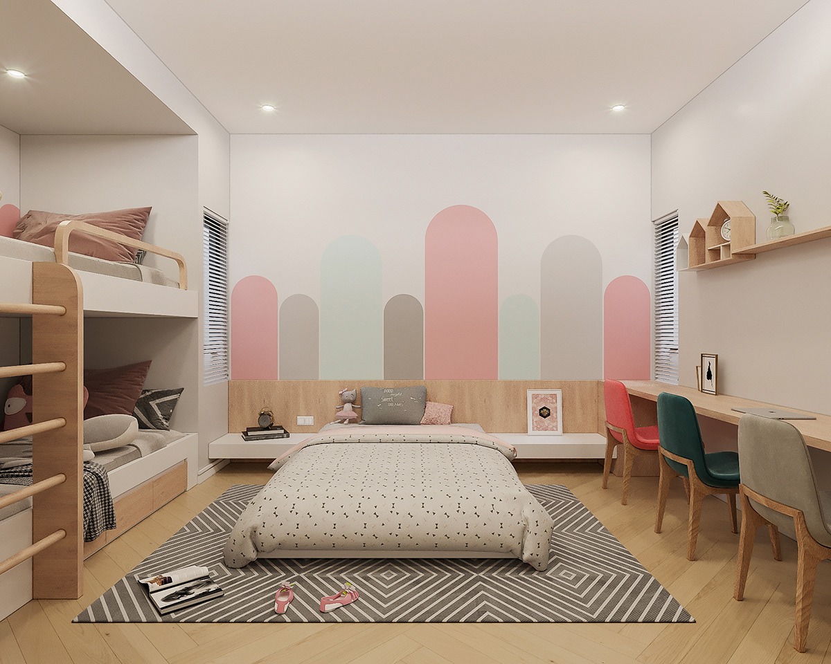 Mẫu giường cho bé bằng gỗ cao cấp, bền đẹp, thông minh, phù hợp mọi lứa tuổi Mẫu giường cho bé bằng gỗ cao cấp, bền đẹp, thông minh, phù hợp mọi lứa tuổi