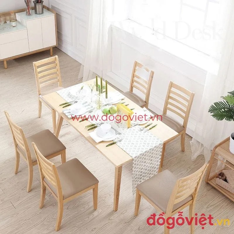 Mua bộ bàn ăn gia đình 6 ghế hiện đại ở đâu đẹp, giá tốt nhất 2025?