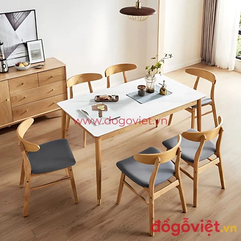 Mua bộ bàn ăn gia đình 6 ghế hiện đại ở đâu đẹp, giá tốt nhất 2025?