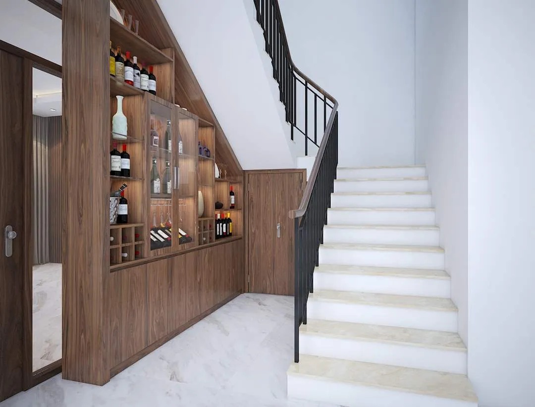 Ngỡ ngàng với 18+ mẫu kệ cầu thang gỗ công nghiệp đẹp xuất sắc Ngỡ ngàng với 18+ mẫu kệ cầu thang gỗ công nghiệp đẹp xuất sắc