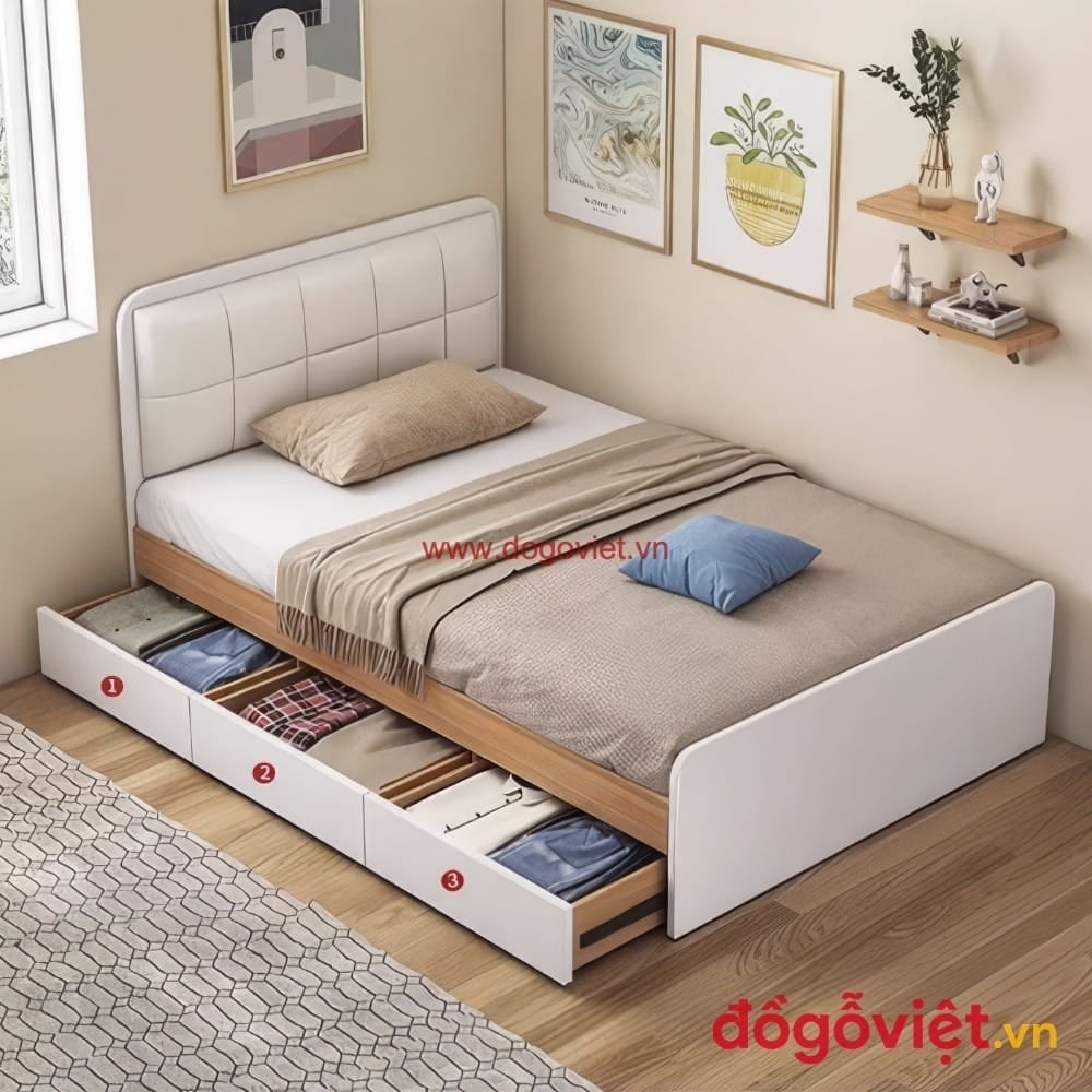 Review giường hiện đại c&oacute; ngăn k&eacute;o: c&oacute; n&ecirc;n mua kh&ocirc;ng?