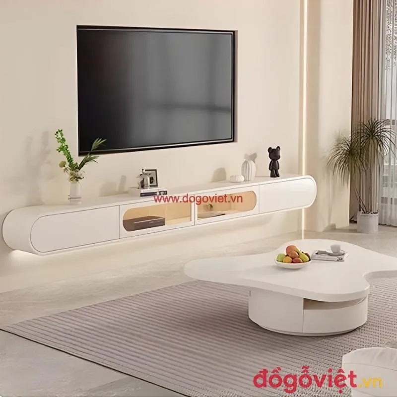 Review kệ tivi treo tường hiện đại: Ưu điểm, nhược điểm & mẫu đẹp