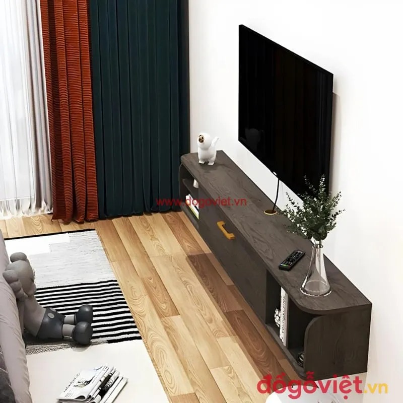 Review kệ tivi treo tường hiện đại: Ưu điểm, nhược điểm & mẫu đẹp