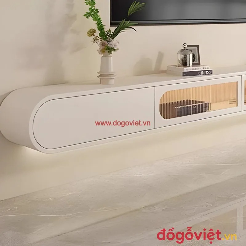 Review kệ tivi treo tường hiện đại: Ưu điểm, nhược điểm & mẫu đẹp