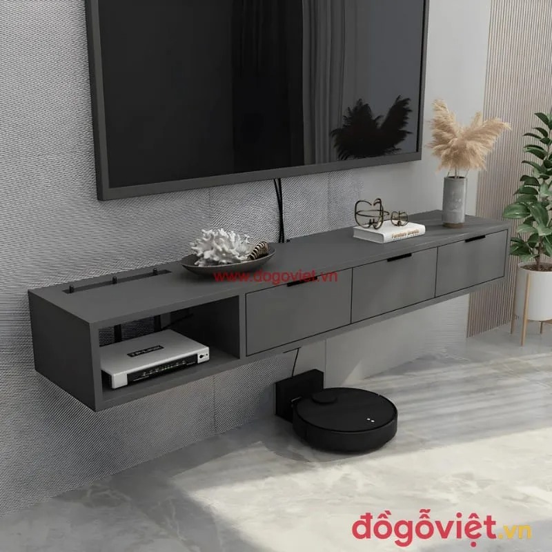 Review kệ tivi treo tường hiện đại: Ưu điểm, nhược điểm & mẫu đẹp
