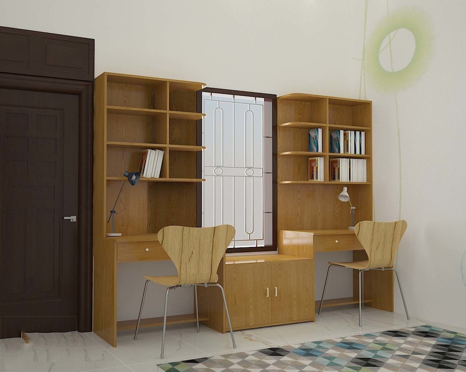 Review những mẫu bàn học đôi đẹp nhất đáng đầu tư cho bé