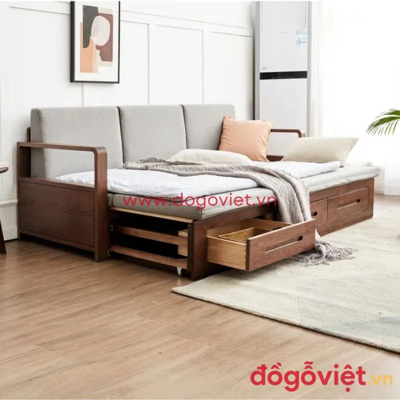 Ghế sofa 2 trong 1 th&ocirc;ng minh gi&aacute; bao nhi&ecirc;u? Tổng hợp mẫu đẹp cho nh&agrave; nhỏ   