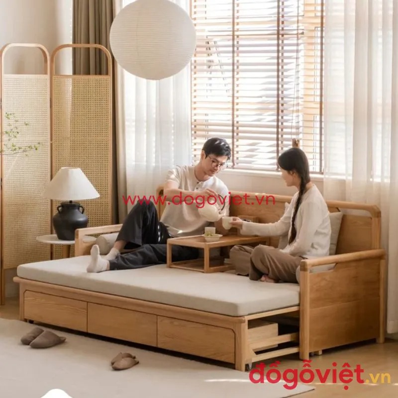 Ghế sofa 2 trong 1 th&ocirc;ng minh gi&aacute; bao nhi&ecirc;u? Tổng hợp mẫu đẹp cho nh&agrave; nhỏ   