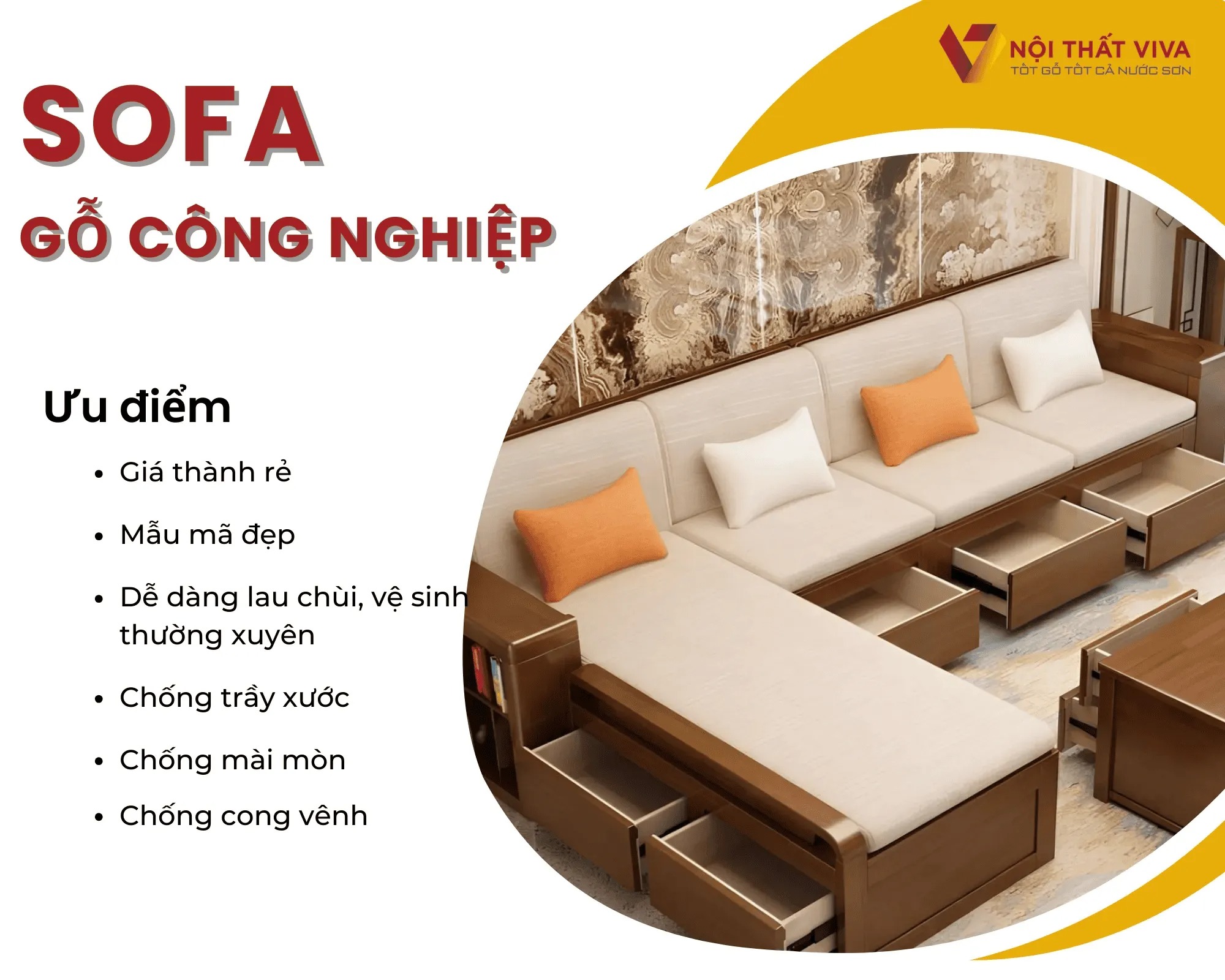 Ghế sofa gỗ c&ocirc;ng nghiệp c&oacute; tốt kh&ocirc;ng? Ph&acirc;n t&iacute;ch ưu v&agrave; nhược điểm chi tiết