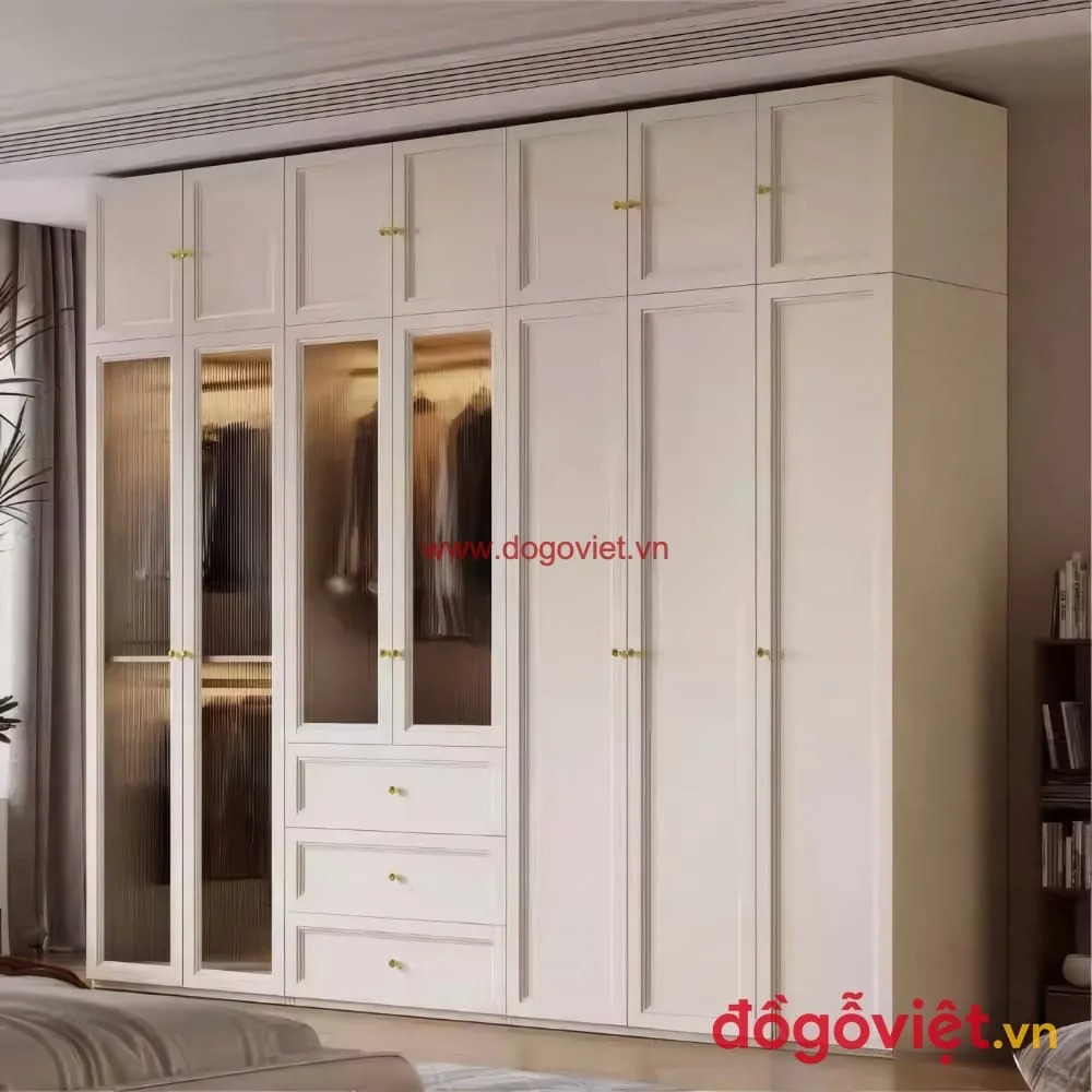 Tất tần tật về thi công tủ áo cánh kính: quy trình, mẫu đẹp & báo giá chi tiết 