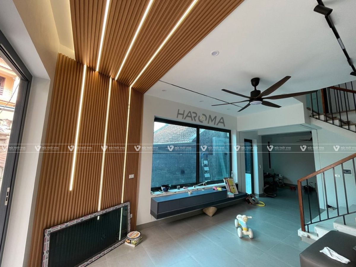 Thi công lam sóng ốp tường, báo giá lam sóng nội thất & ngoài trời Thi công lam sóng ốp tường, báo giá lam sóng nội thất & ngoài trời