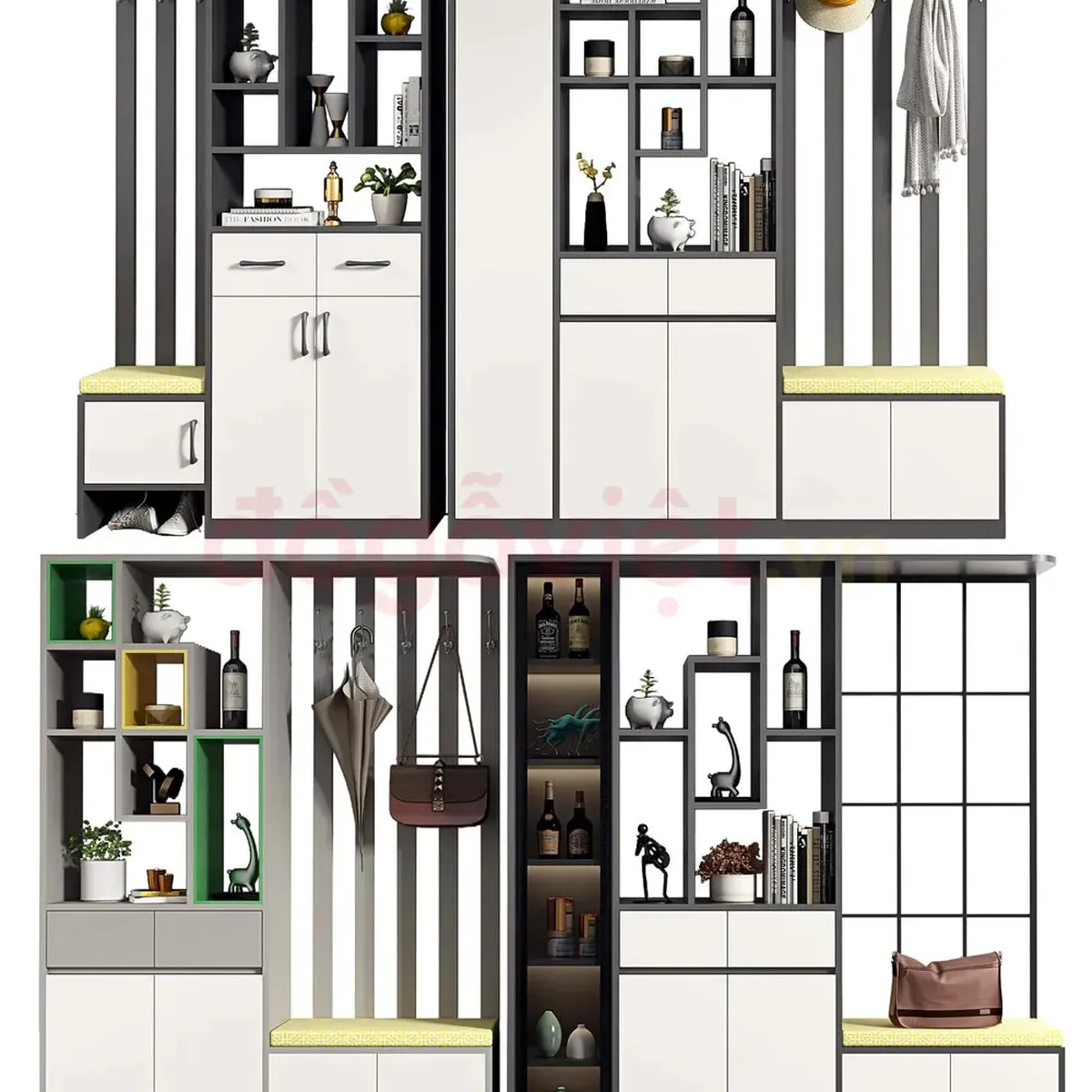 15+ mẫu tủ giày kết hợp kệ trang trí đáng sắm nhất cho gia đình trẻ 15+ mẫu tủ giày kết hợp kệ trang trí đáng sắm nhất cho gia đình trẻ