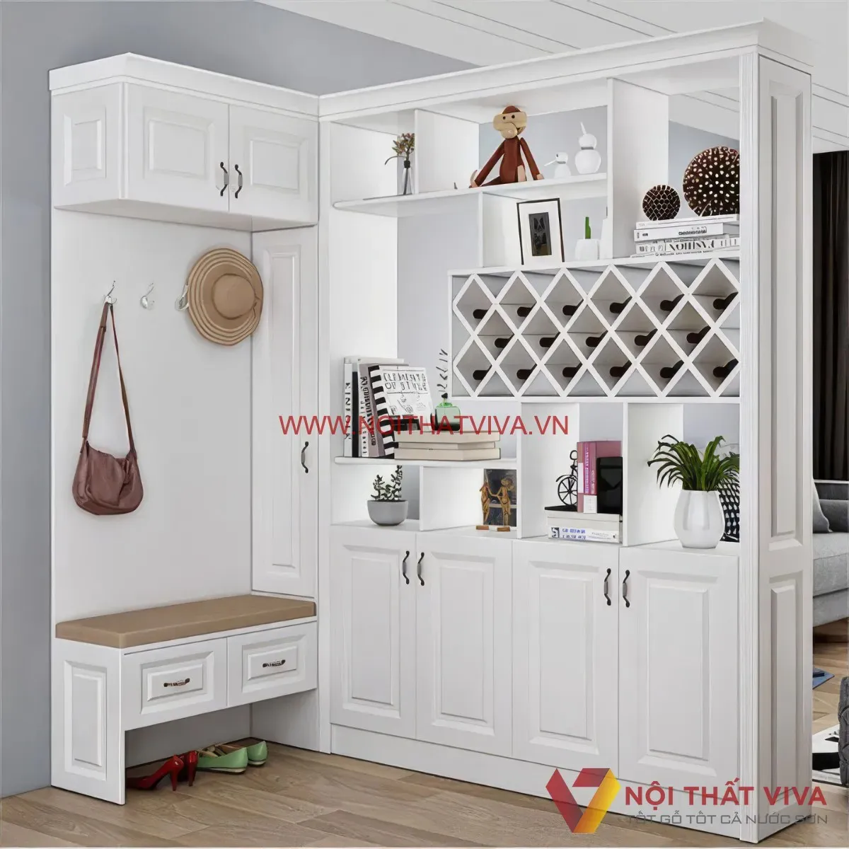 15+ mẫu tủ giày kết hợp kệ trang trí đáng sắm nhất cho gia đình trẻ 15+ mẫu tủ giày kết hợp kệ trang trí đáng sắm nhất cho gia đình trẻ