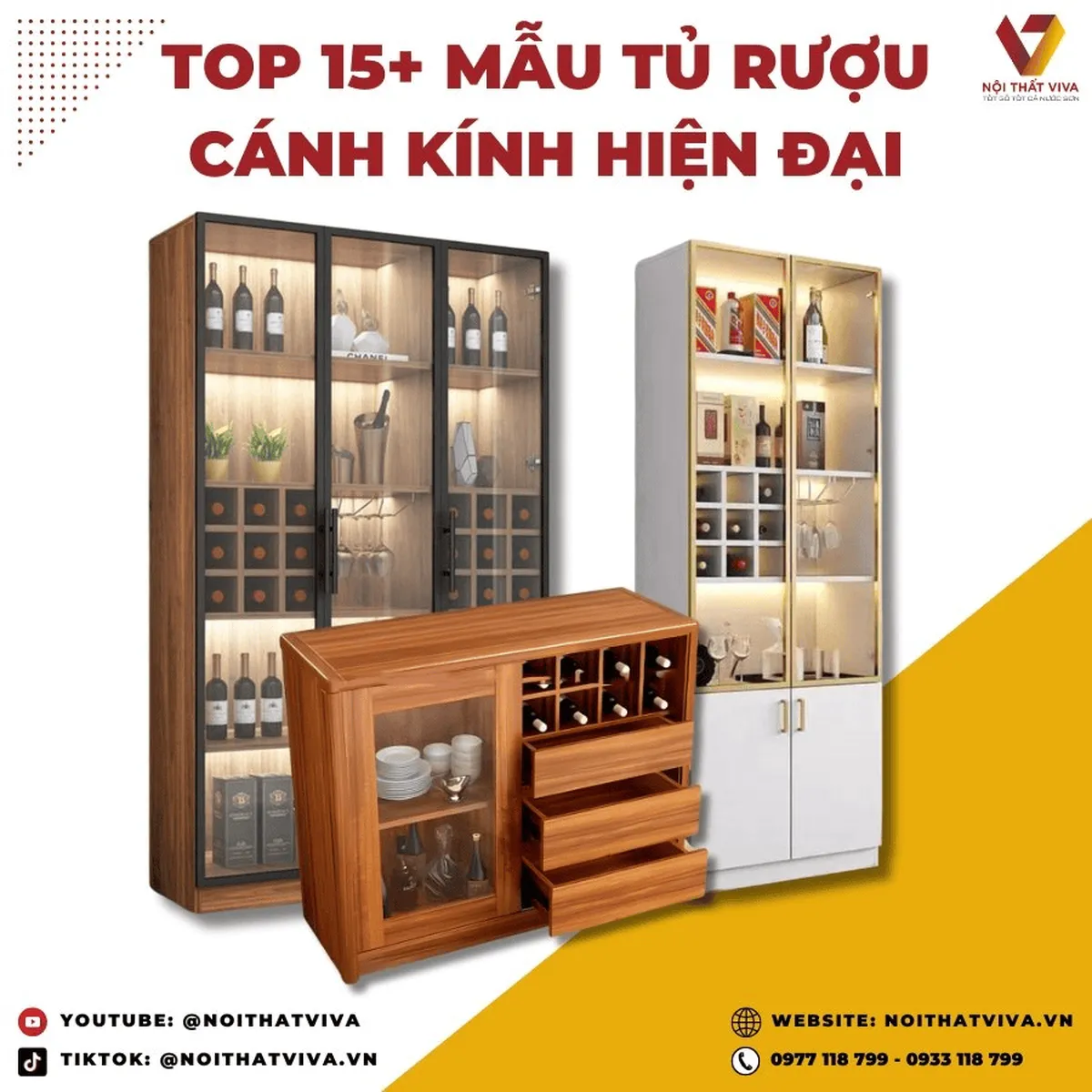 Tủ Rượu Cánh Kính Tủ Rượu Cánh Kính