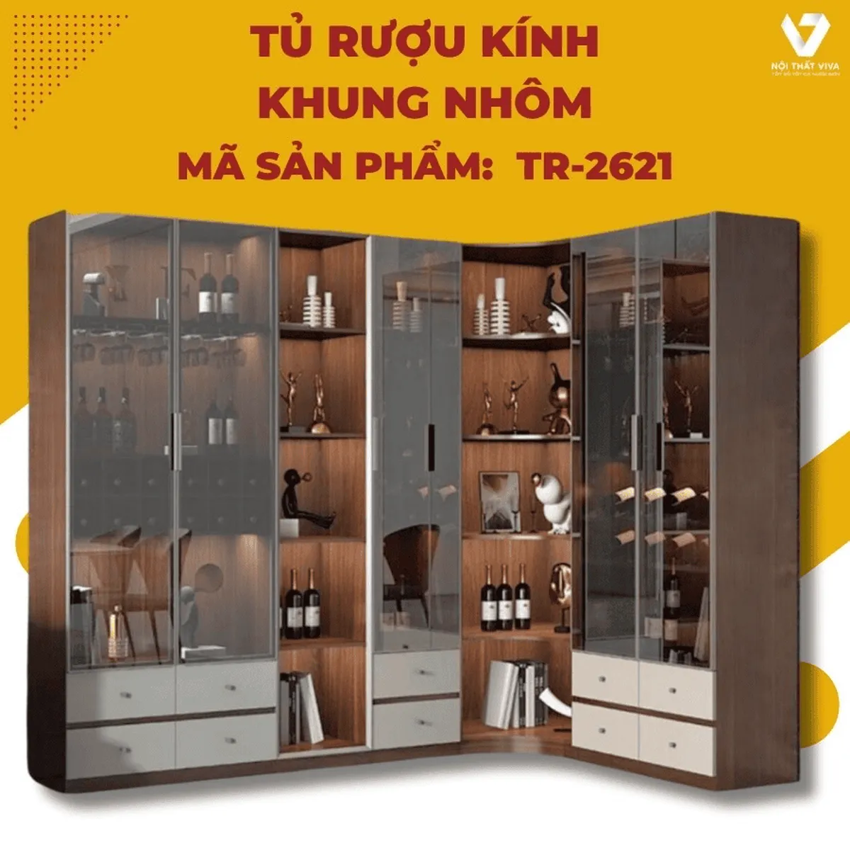 Tủ Rượu Cánh Kính Tủ Rượu Cánh Kính