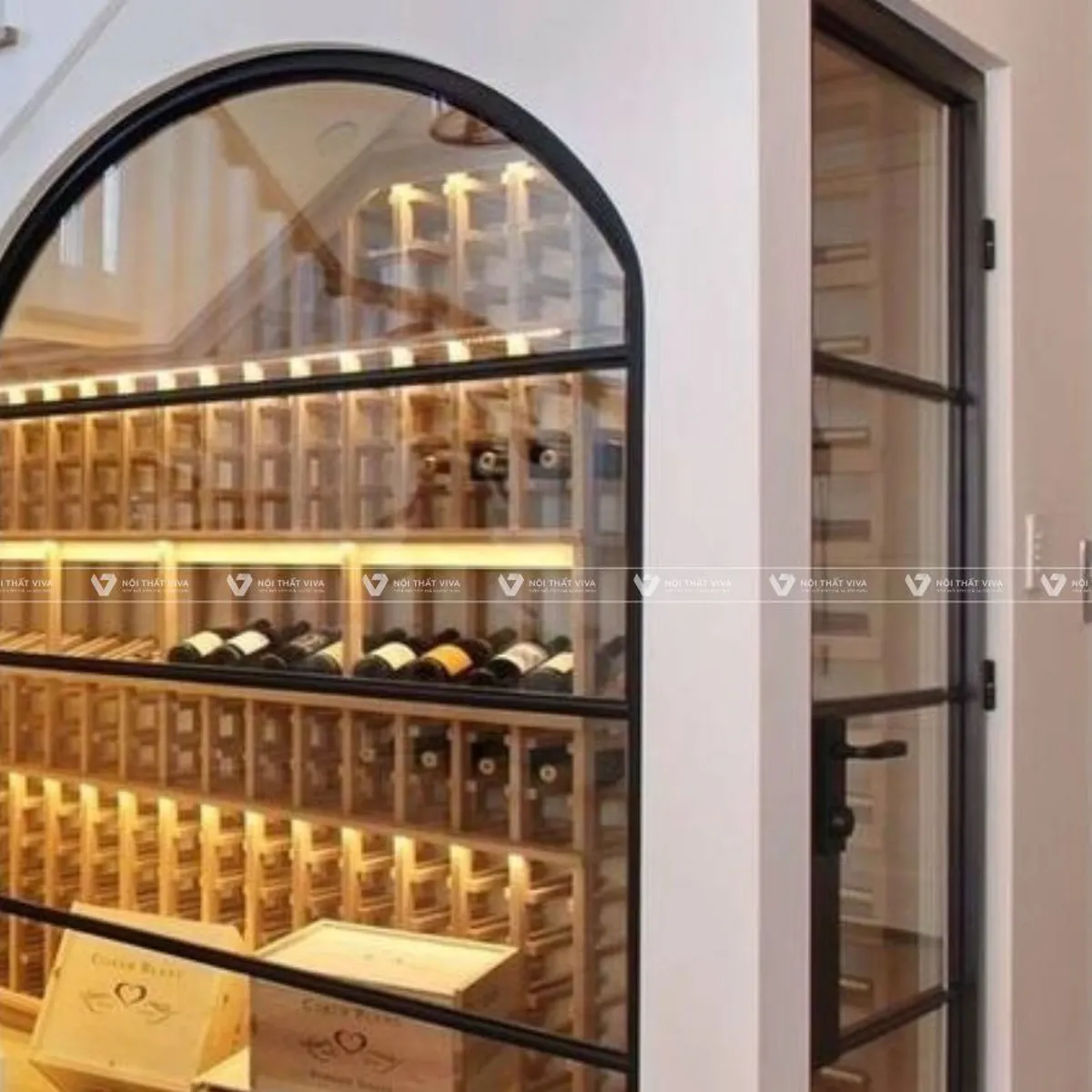 Cách chọn kích thước tủ rượu cánh kính khung nhôm hợp phong thủy, cân đối Cách chọn kích thước tủ rượu cánh kính khung nhôm hợp phong thủy, cân đối